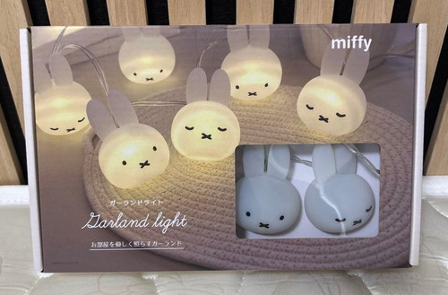 Miffy face garland led - face, light