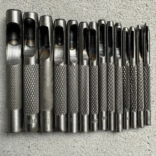 Round hollow hole punch - hollow, tool