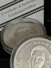 PRINCESS GRACE KELLY OF MONACO commemorative 1 Oz Silver Coin 2020 w/Box/CoA