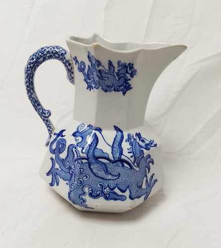 Antique mason 18cm hydra jug - antique,