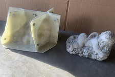 Latex And Fibreglass Mould To Make A Cherub On Leaves