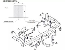 Swan Neck Tow Bar For NISSAN
