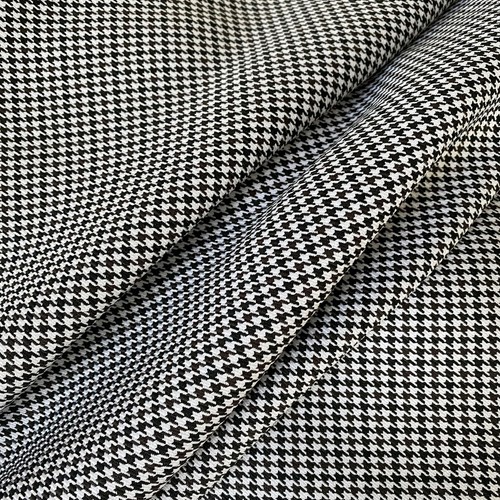 Black white tartan fabric - tartan,