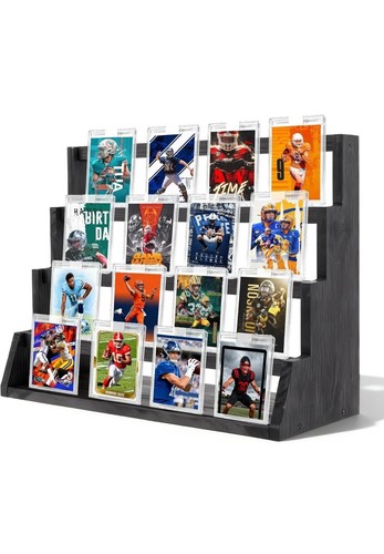 Trading card display stand 4 - card,