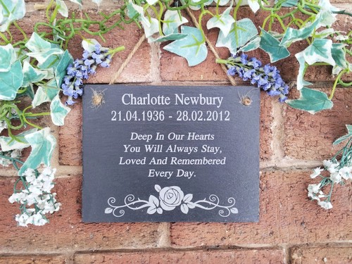 Personalised natural slate - personalised,