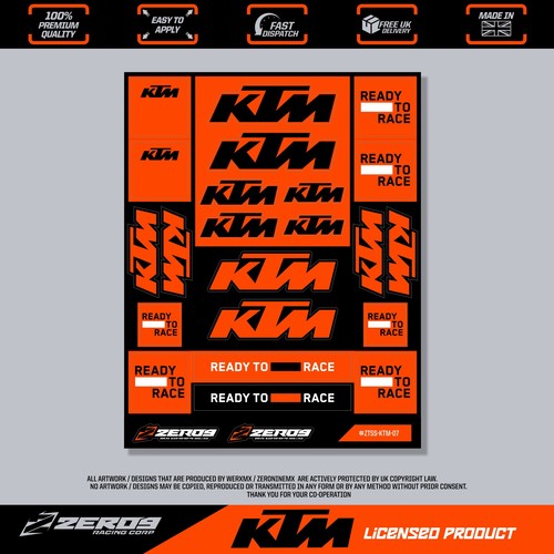 Ktm stickers motocross - ktm,