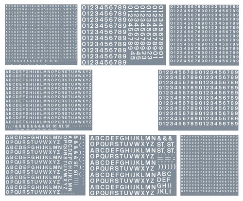 Numeric alphabet waterslide - numeric/alphabet,