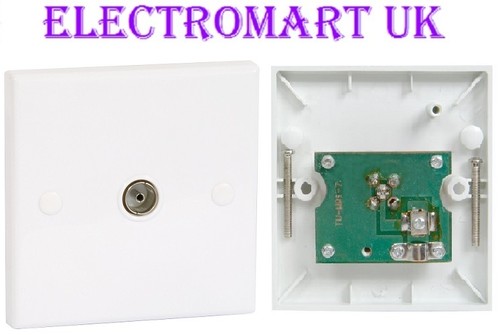 Single coaxial aerial wall - single,