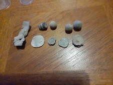 Various Lead Objects. Muscet