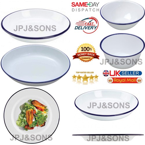 Enamel rice plate - rice, pasta