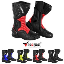 Motorbike Racing Leather Boots