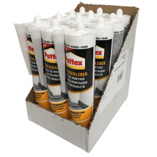 Mounting adhesive construction adhesive construction adhesive 12 x 400 g all-purpose adhesive white-handle
