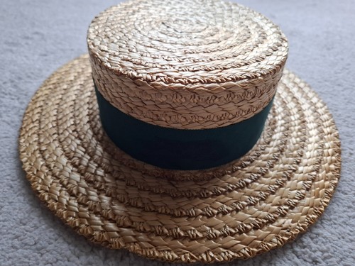 Vintage olney stiff straw - stiff,