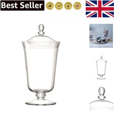 Handmade 38cm Clear Glass