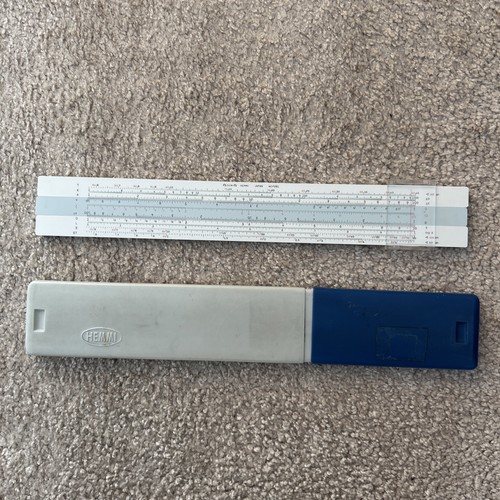Hemmi plastic slide rule - slide, with