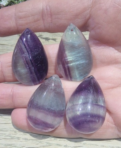 Fluorite crystal teardrop - fluorite,