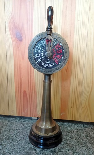 Aluminum telegraph ship - telegraph, engine