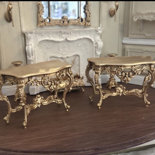 12th scale rococo tables - rococo,