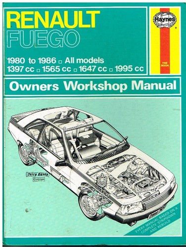 Renault fuego 6 2 - fuego, 2.0