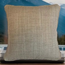 A 16 Inch cushion cover in Laura Ashley Dalton Natural Fabric