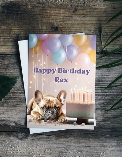 Personalised gloss card - personalised,