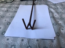 vintage branding iron 'W'
