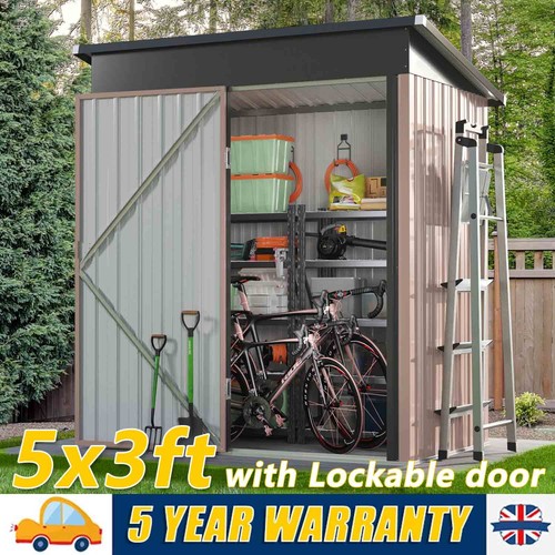 3ft garden shed galvanised - x,