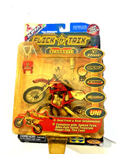 Vintage 2000 FLICK TRIX Motocross Racing XFM Freestyle  Series 1 Motorcycle Toy