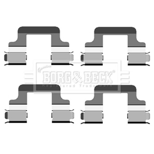 Brake pad fitting kit for - for, audi