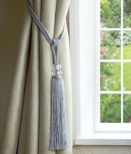 Shimmer tiebacks silver - 2, x