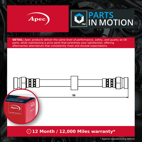 Brake hose fits - seat, ibiza