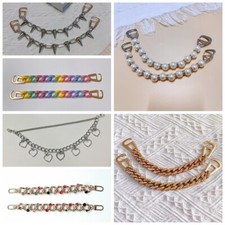 2PCS Shoe Charms Chains Decor