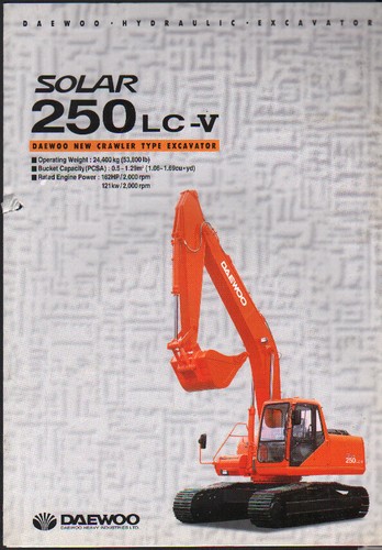 Daewoo solar 250lc - "solar, 250lc-v"