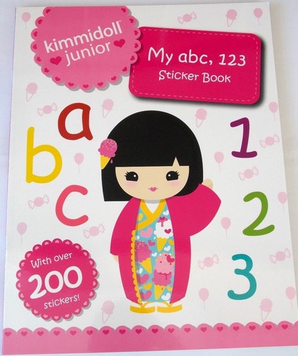 Sticker book abc - abc,, 123