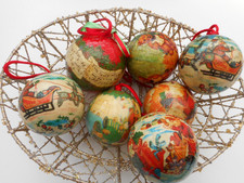 Vintage christmas baubles