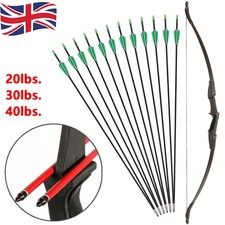 Archery 20/30/40lbs 57" Recurve Takedown Beginner Practice Bow Hunt Shoot RH/LH