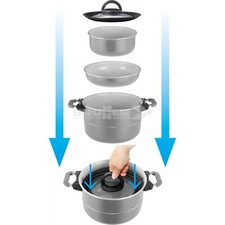 Stacking Pot Pan Set Brunner