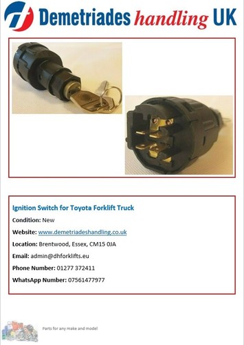 Ignition switch for - ignition, toyota
