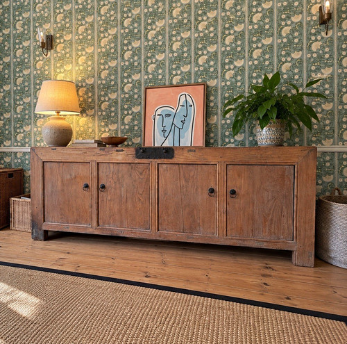 Brown wooden sideboard - wooden, cabinet