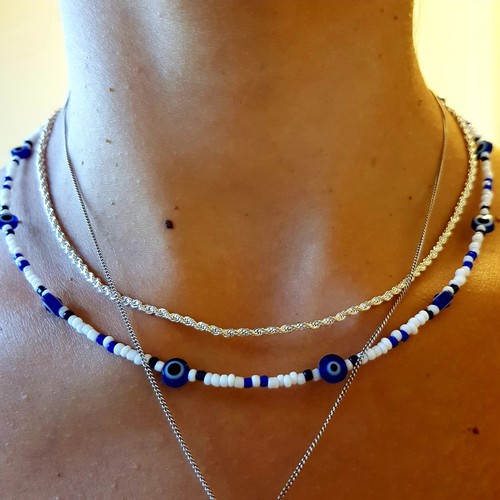 Handmade evil eye beaded - handmade,
