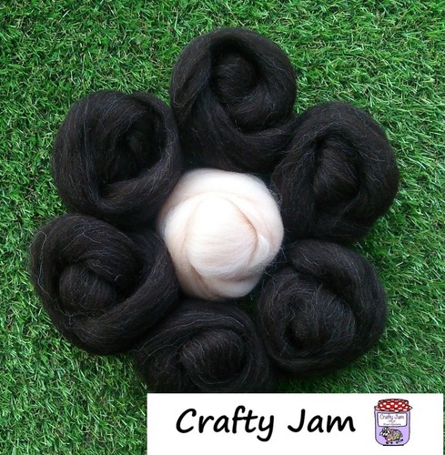 Needle felting natural - needle, black
