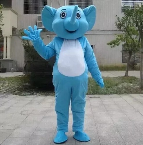 Mascot costume blue - blue, cartoon