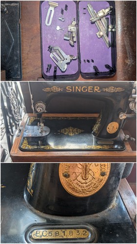 Vintage singer model 99k - model,