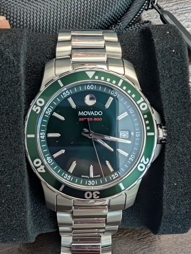 Movado series 800 green dial - movado,