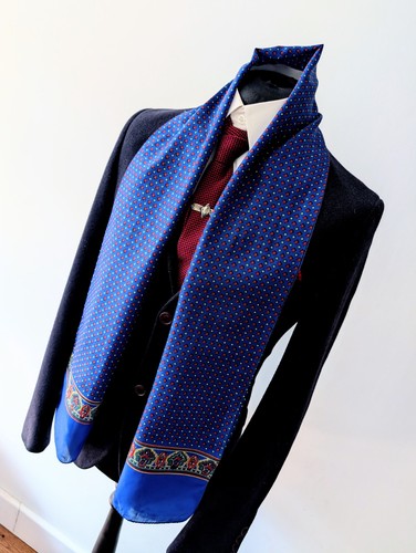 Men vintage geometric blue - men's,