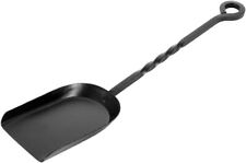 Fireplace Tools Poker Shovel Brush Black Cast Iron Fireside Companion Set