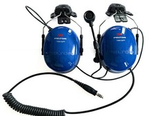 3M PELTOR Twin Cup ATEX Helmet Mounted Headset MT72H540P3E-50/PMLN6333- RRP-£467