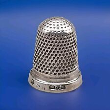 Antique Sterling Silver Thimble Chester 1901