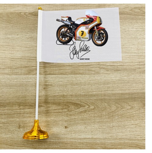 Barry sheene facsimile - sheene, signed