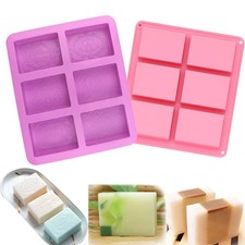 6 grid Handmade Soap Silicon